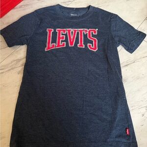 Levi's Dark Blue Tee with Red Graphic